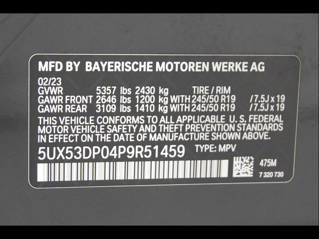 Certified 2023 BMW X3 xDrive30i w/ Premium Package image 21