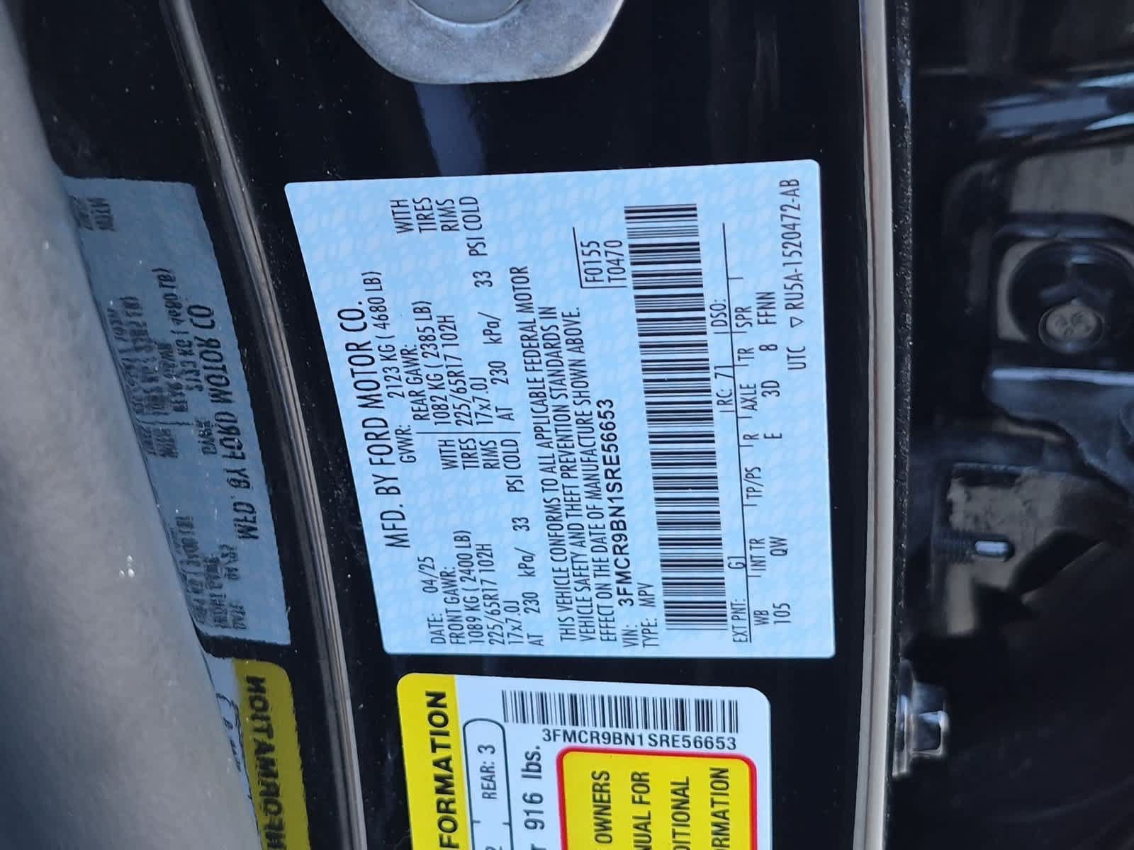 Used 2025 Ford Bronco Sport Big Bend AWD/4WD image 32