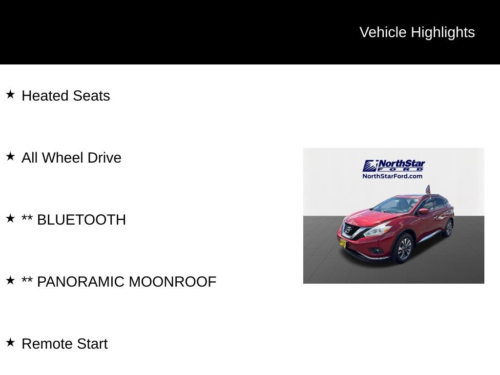Used 2017 Nissan Murano S AWD/4WD image 33