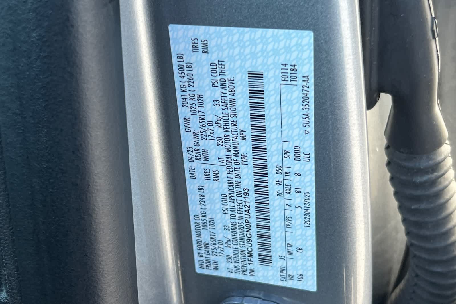 Used 2023 Ford Escape Active w/ Tech Pack #1 AWD/4WD image 35