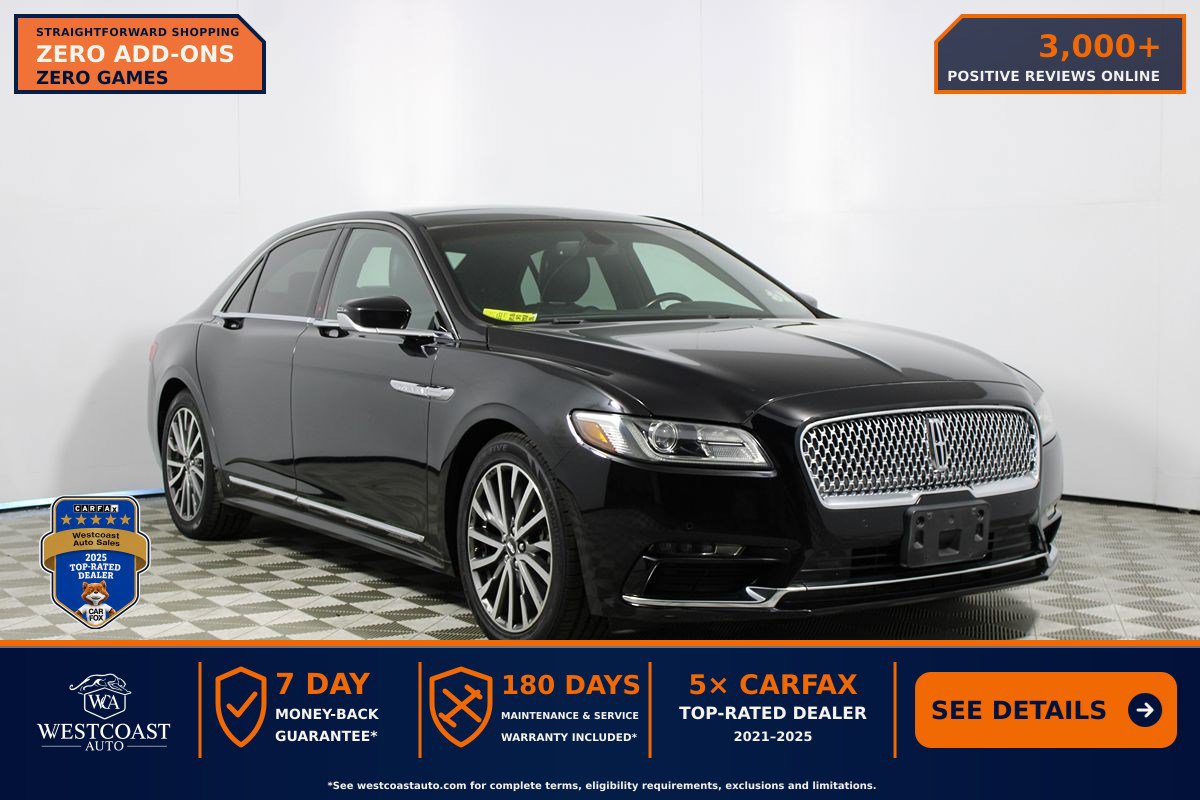 Used 2017 Lincoln Continental Select FWD image 1