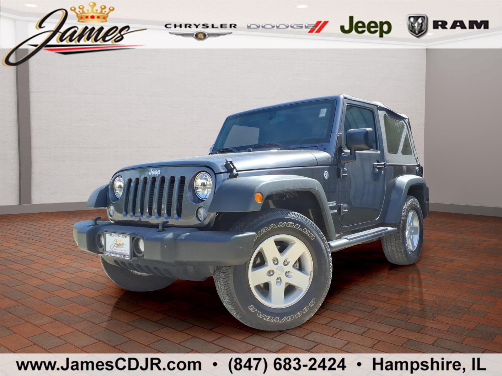 Used 2017 Jeep Wrangler Sport w/ Quick Order Package 24S AWD/4WD image 1