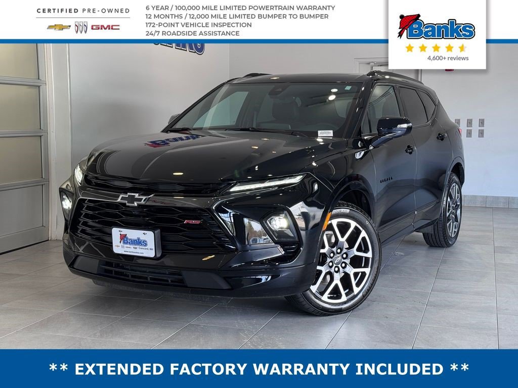 Certified 2024 Chevrolet Blazer RS w/ Driver Confidence II Package AWD/4WD image 1