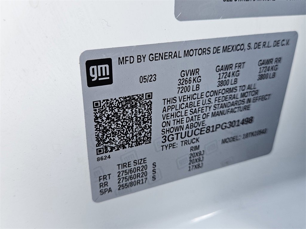 Certified 2023 GMC Sierra 1500 Elevation image 16
