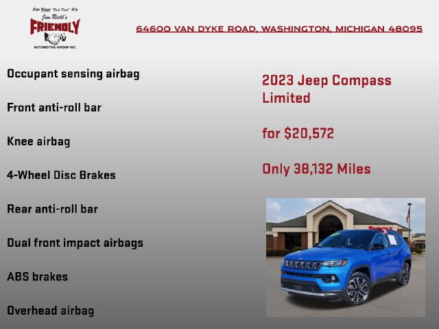 Used 2023 Jeep Compass Limited AWD/4WD image 15