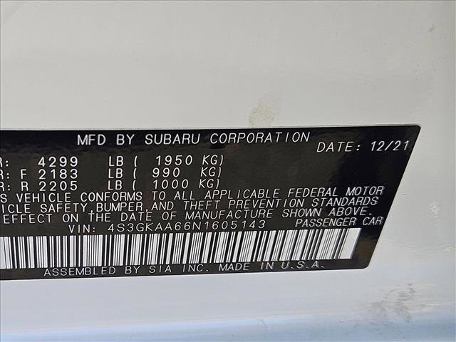 Certified 2022 Subaru Impreza 2.0i image 23