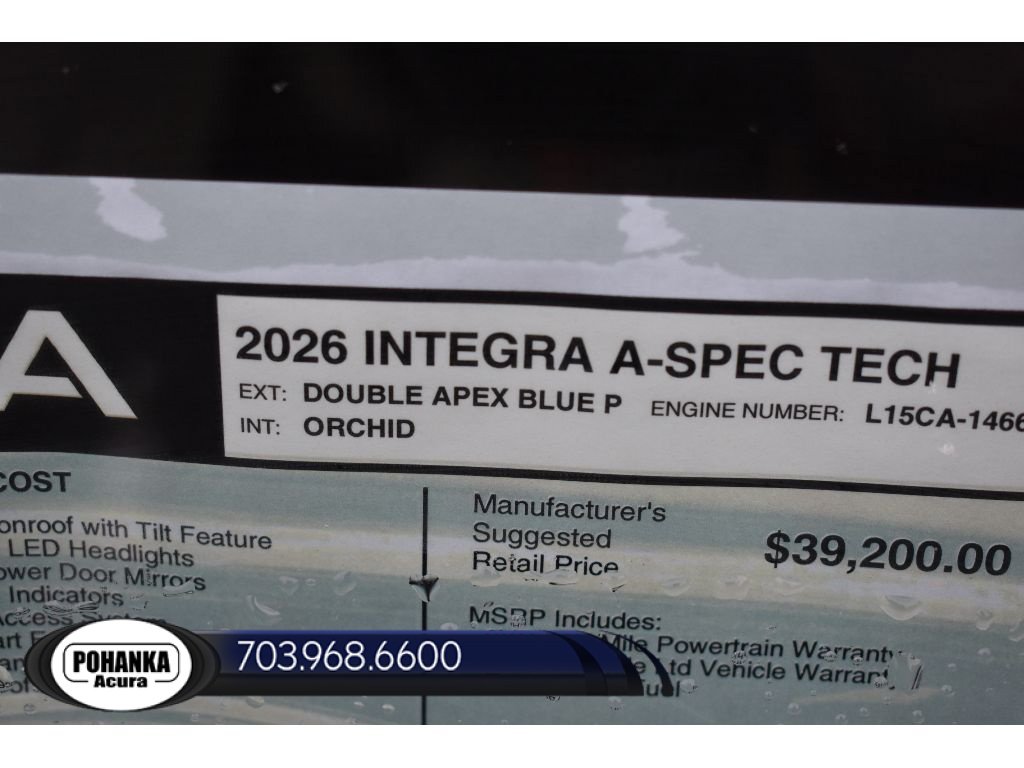 New 2026 Acura Integra A-Spec w/ Technology Package FWD image 35