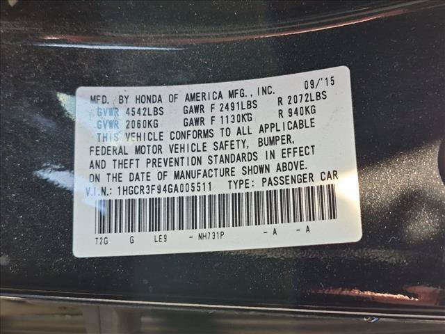 Used 2016 Honda Accord Touring image 15
