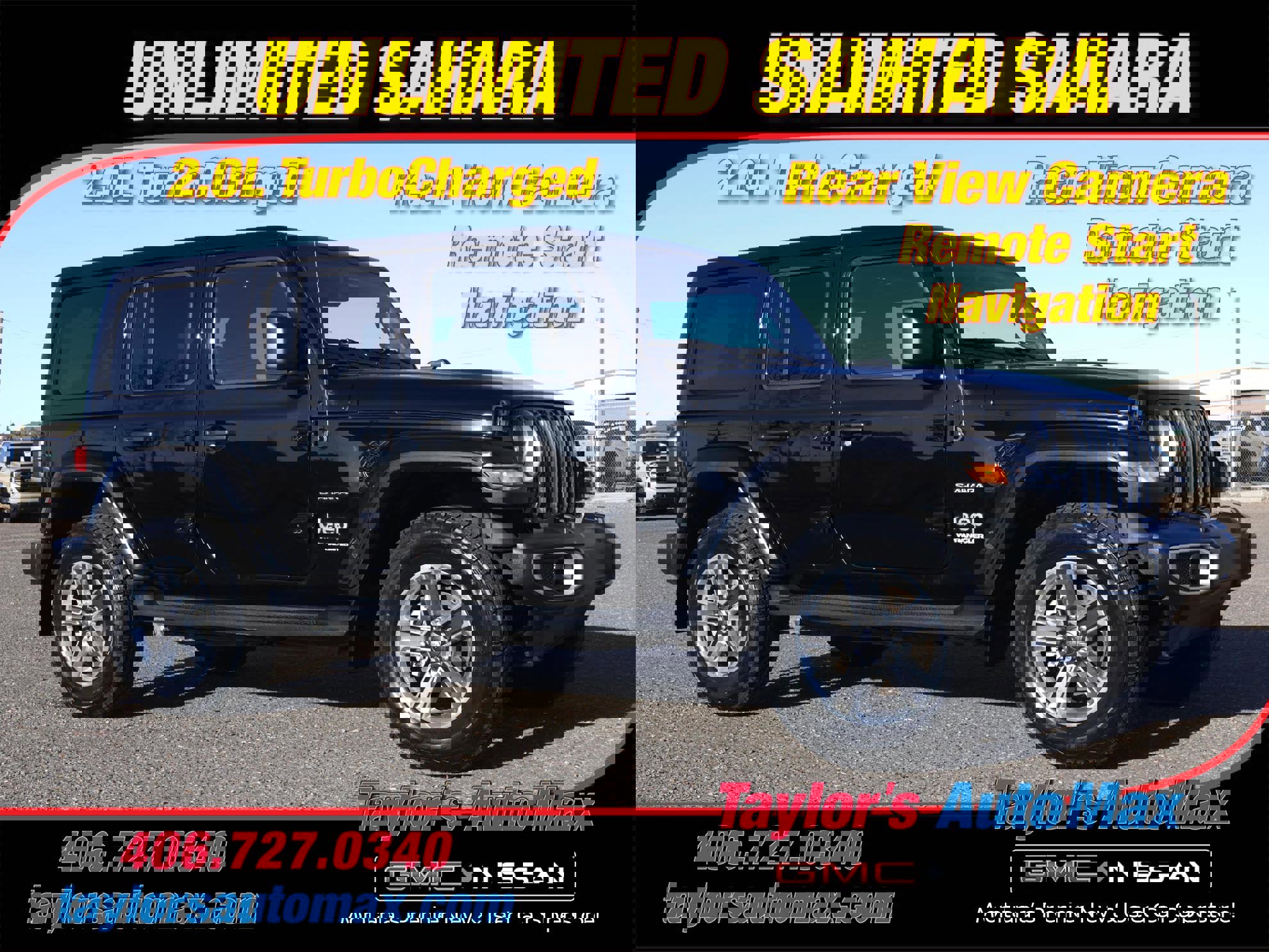 Used 2021 Jeep Wrangler Unlimited Sahara w/ Uconnect 4C Nav & Sound Group image 1