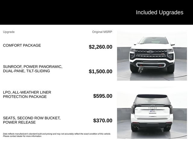 Used 2026 Chevrolet Tahoe Z71 w/ Comfort Package AWD/4WD image 9