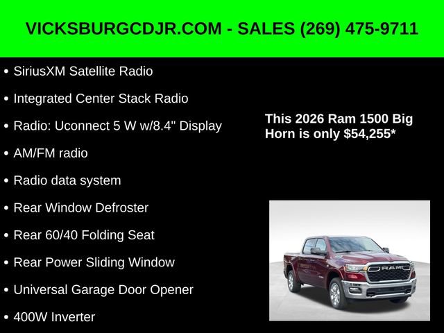 New 2026 RAM 1500 Big Horn image 27
