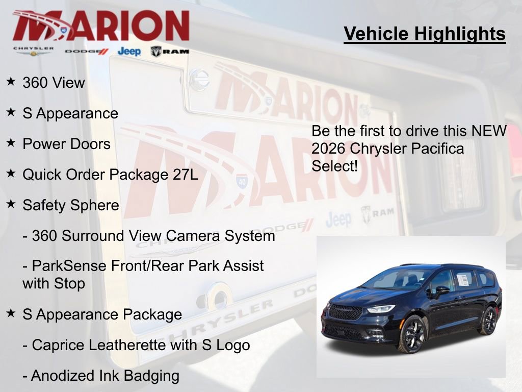 New 2026 Chrysler Pacifica Select image 5