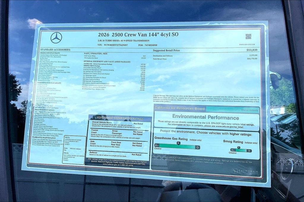 New 2026 Mercedes-Benz Sprinter 2500 image 14