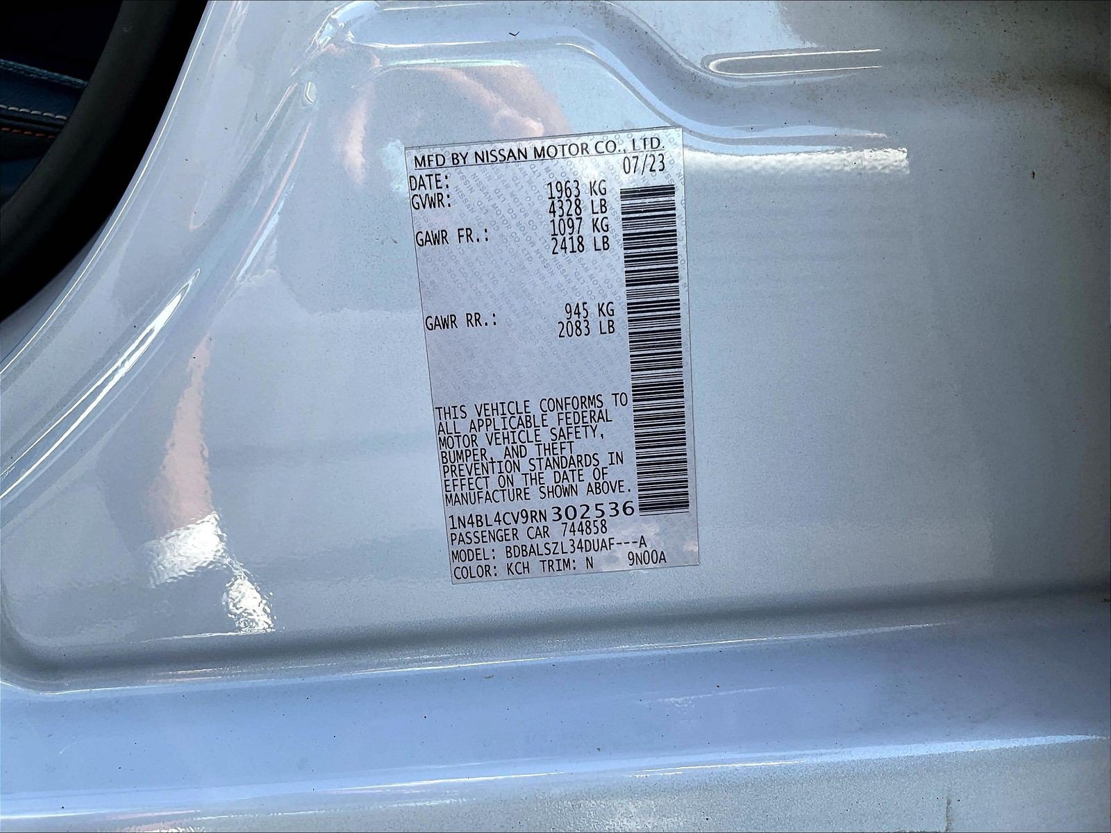 Certified 2024 Nissan Altima 2.5 SR w/ SR Premium Package FWD image 22