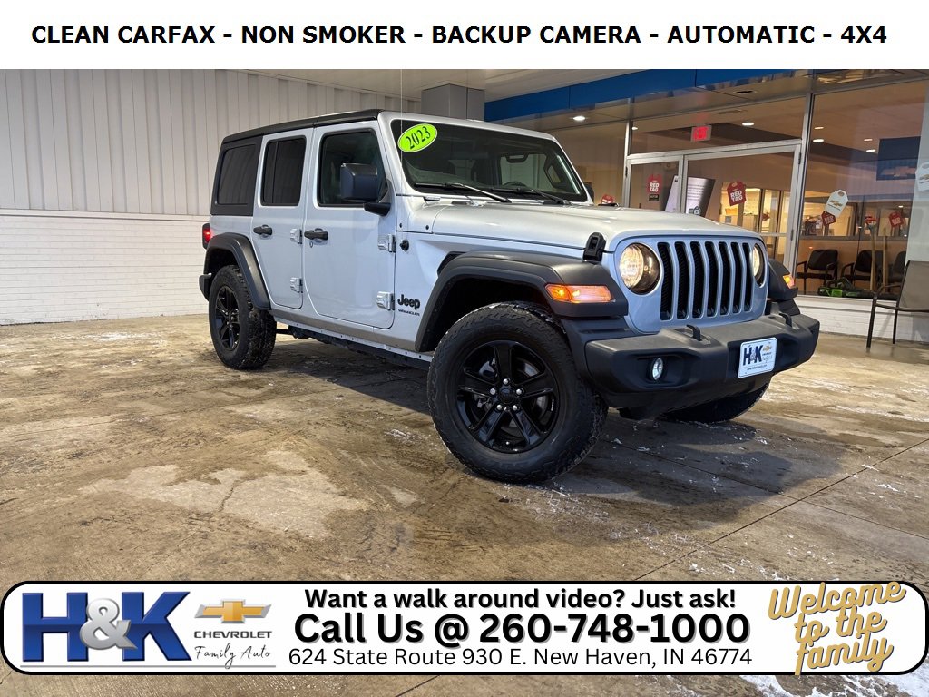 Used 2023 Jeep Wrangler Sport image 1