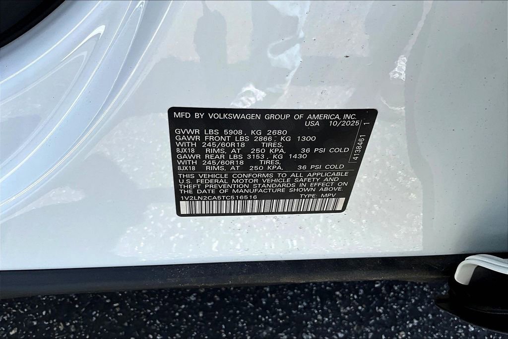 New 2026 Volkswagen Atlas SE image 20