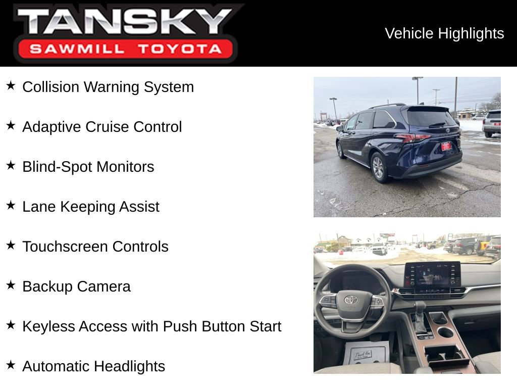 Certified 2021 Toyota Sienna LE image 9