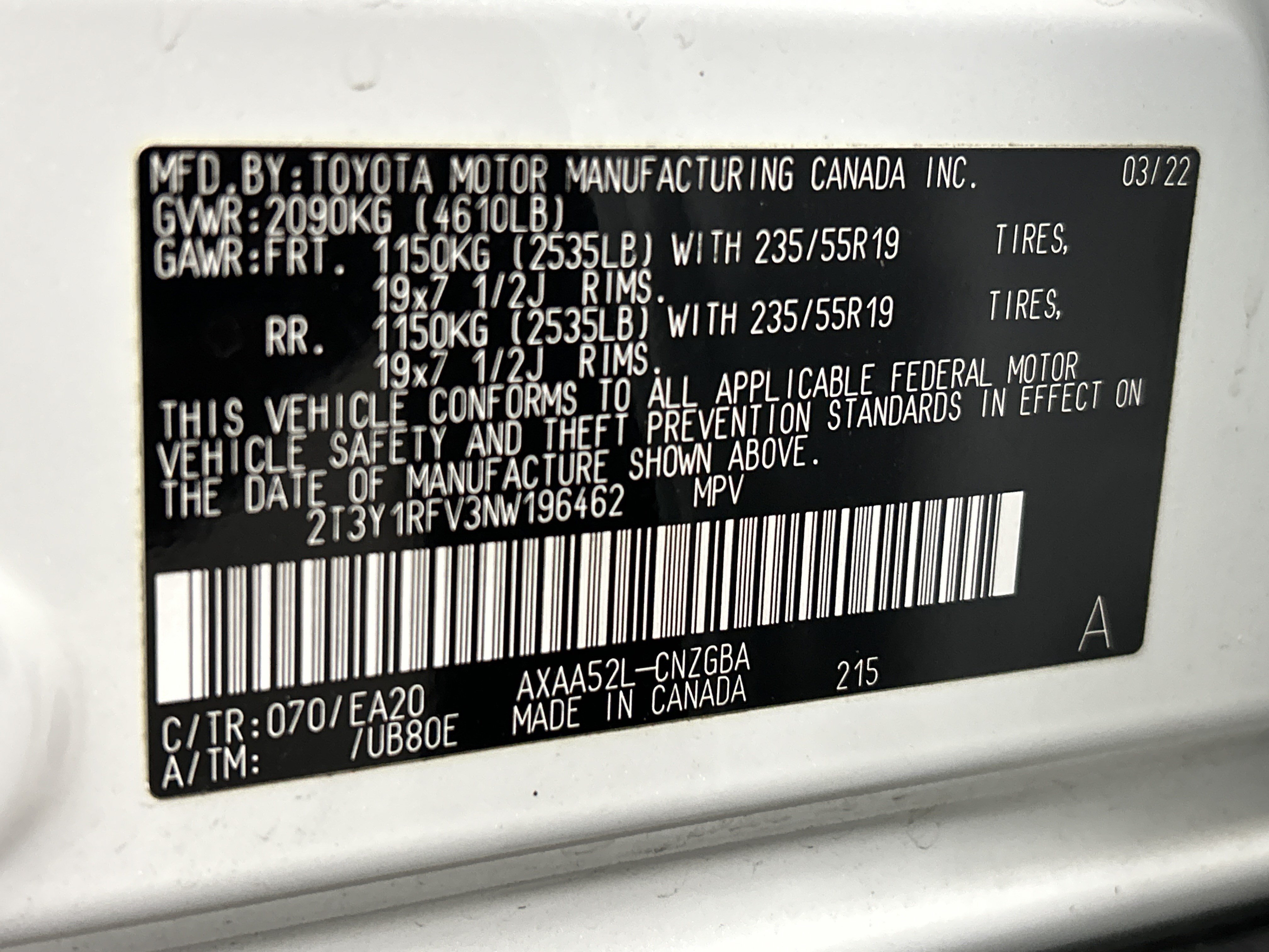 Used 2022 Toyota RAV4 Limited FWD image 21