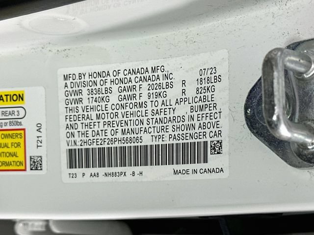 Certified 2023 Honda Civic LX image 32
