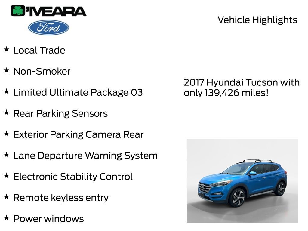Used 2017 Hyundai Tucson Limited w/ Limited Ultimate Package 03 FWD image 7