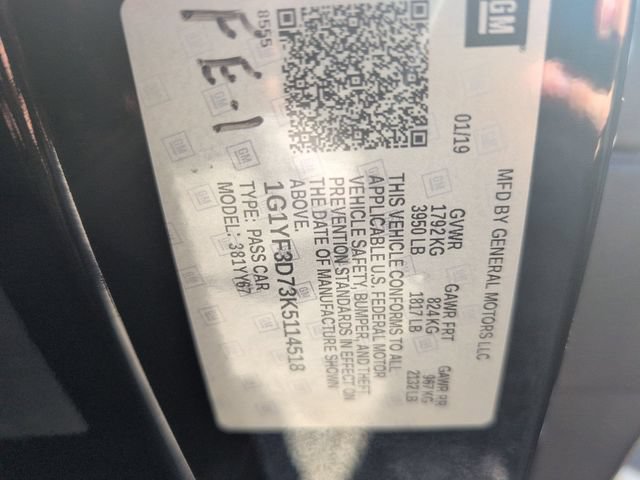 Used 2019 Chevrolet Corvette Stingray Convertible w/ 3LT Preferred Equipment Group RWD image 27