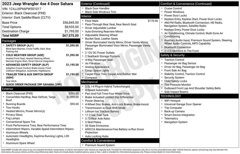 Used 2023 Jeep Wrangler Unlimited Sahara w/ Cold Weather Group image 15