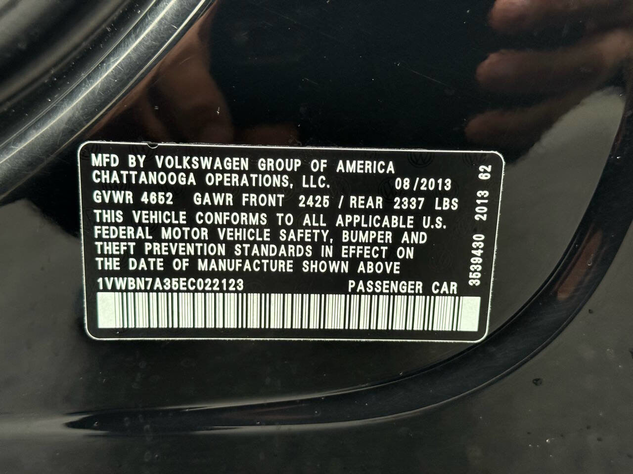 Used 2014 Volkswagen Passat TDI SE image 17