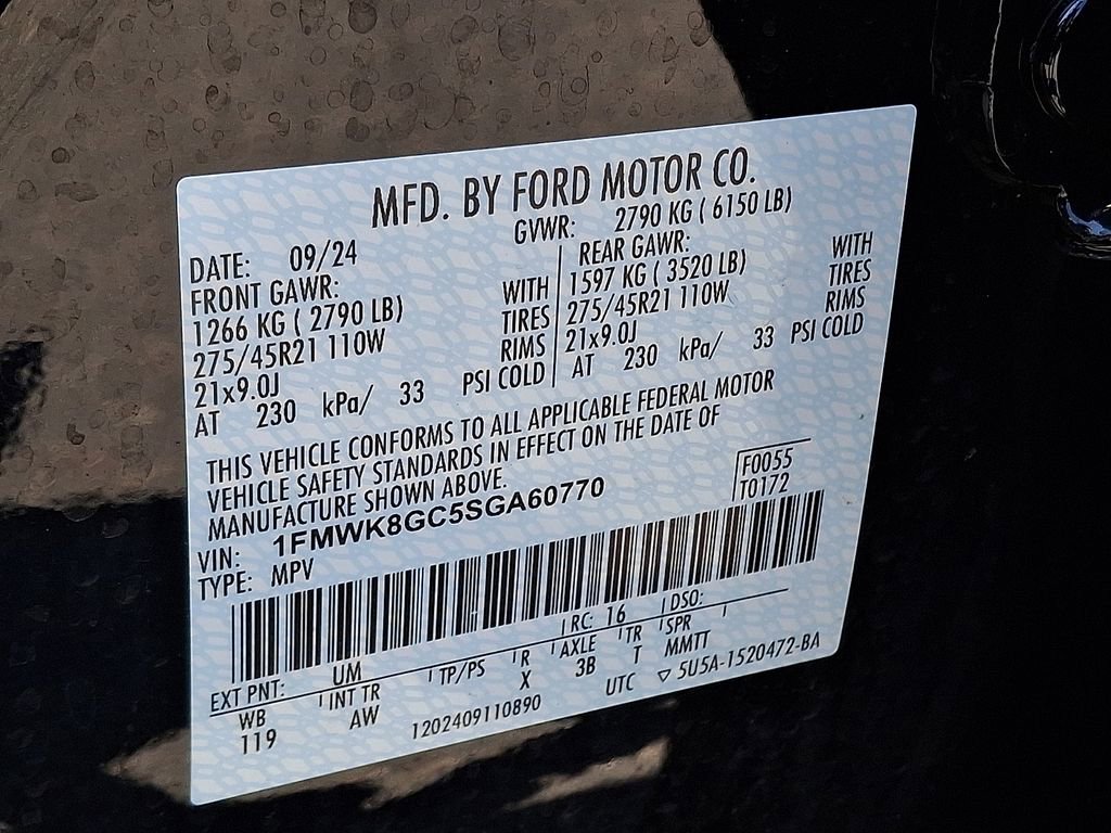 Certified 2025 Ford Explorer ST AWD/4WD image 30
