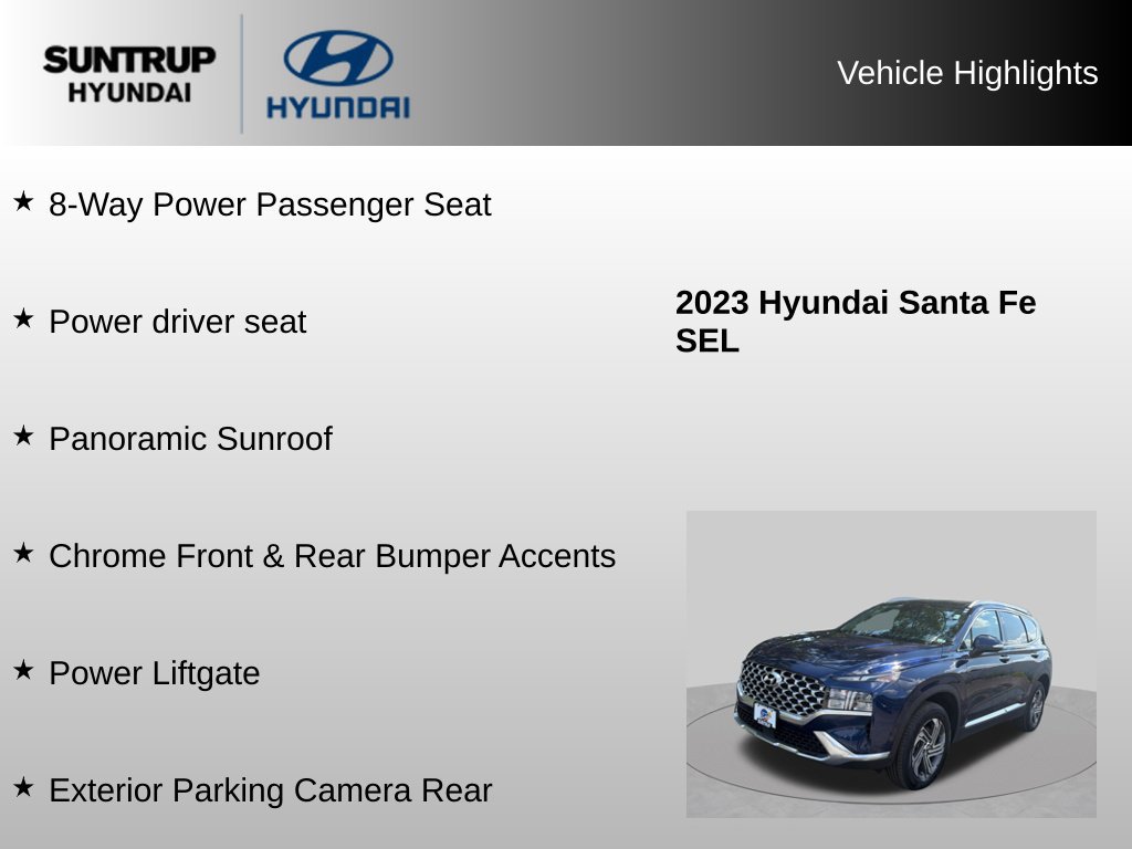Used 2023 Hyundai Santa Fe SEL w/ Premium Package AWD/4WD image 16
