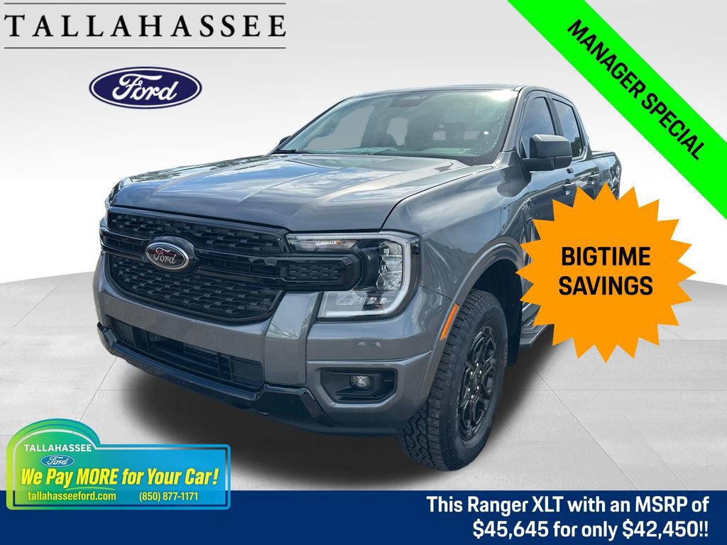 New 2025 Ford Ranger XLT w/ Equipment Group 301A High