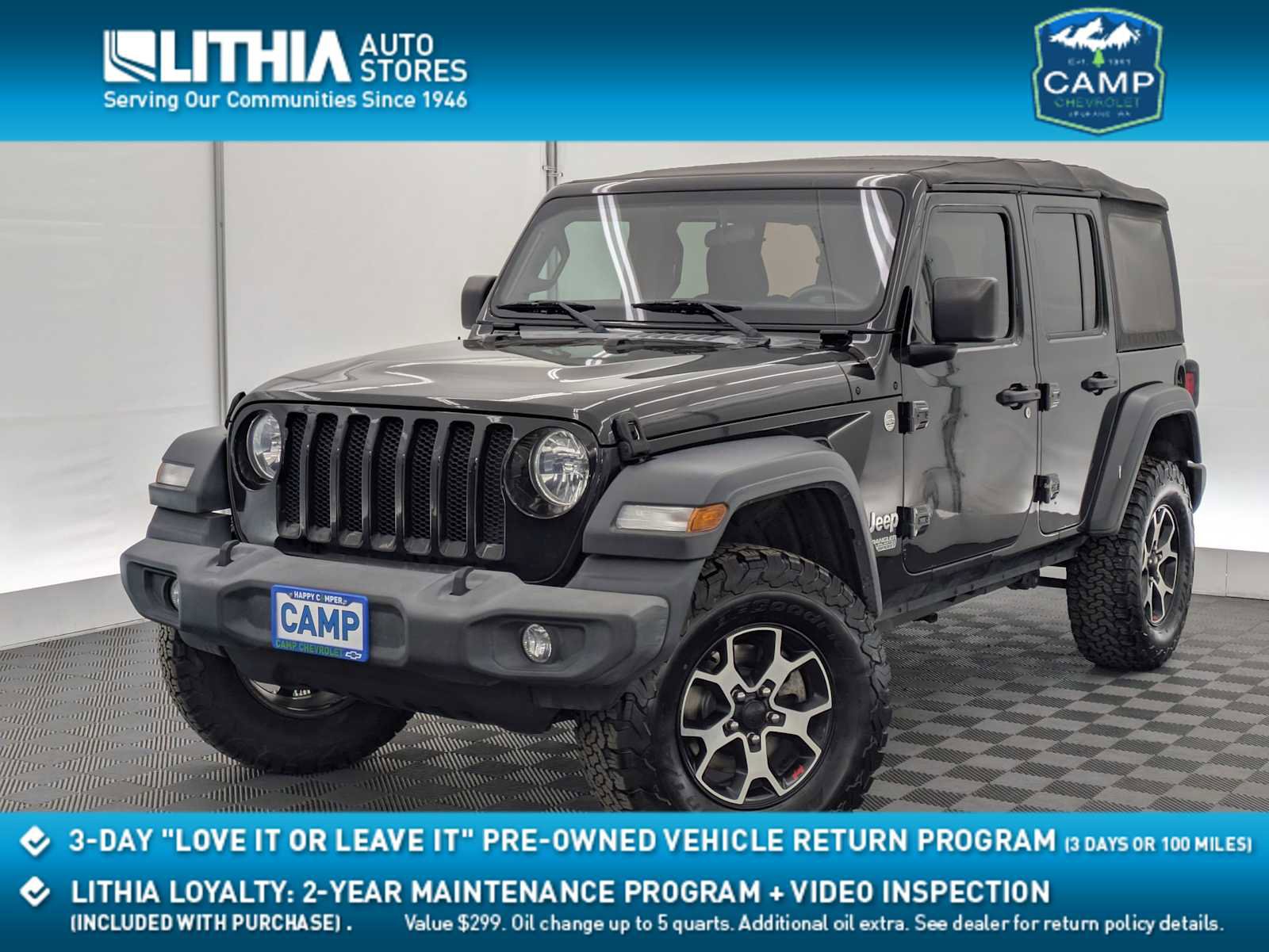 Used 2018 Jeep Wrangler Unlimited Sport image 1