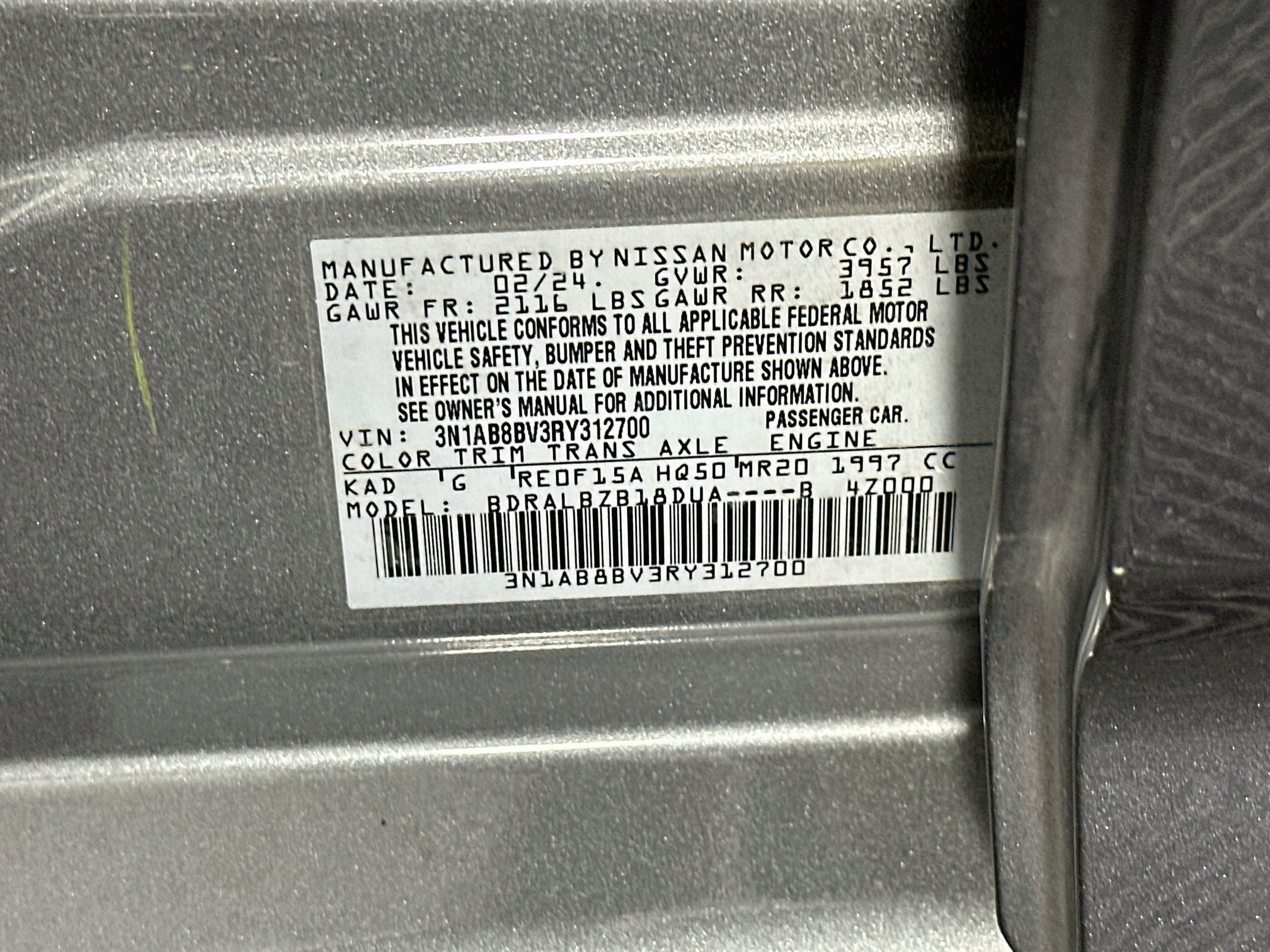 Used 2024 Nissan Sentra S FWD image 12