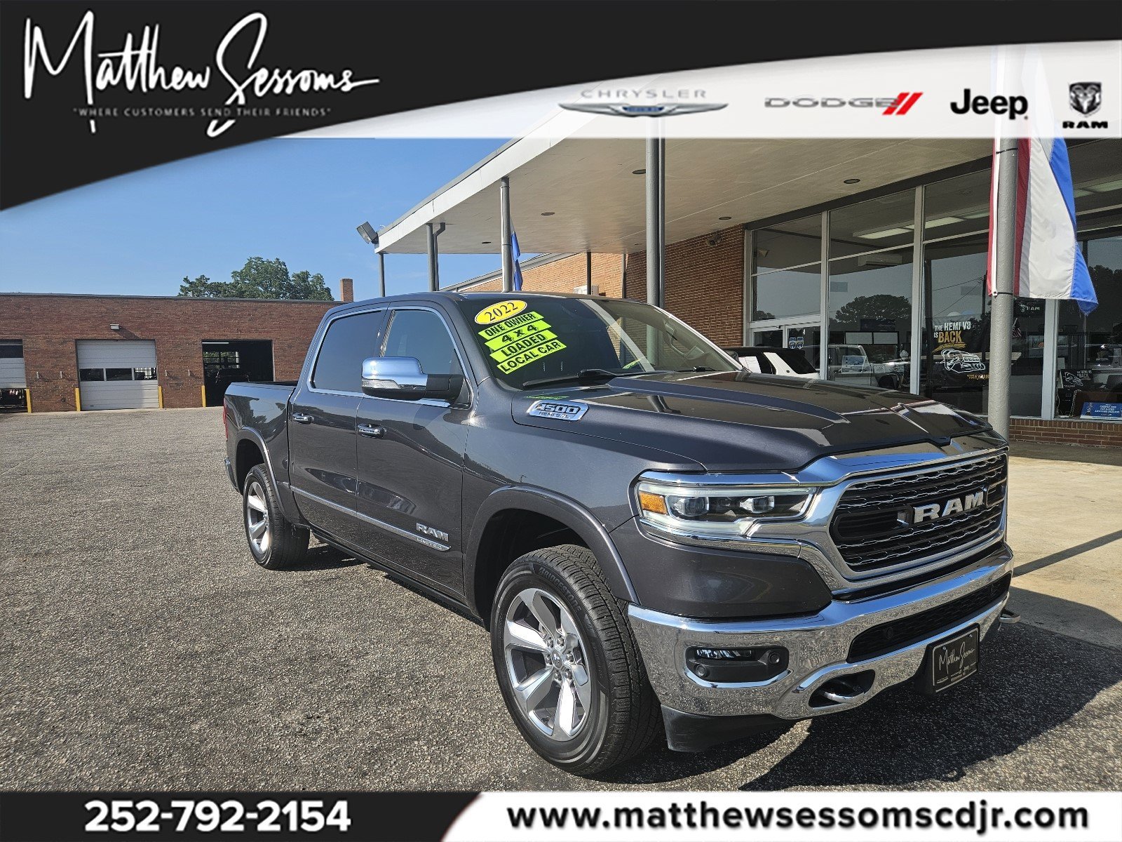 Used 2022 RAM 1500 Limited AWD/4WD image 1