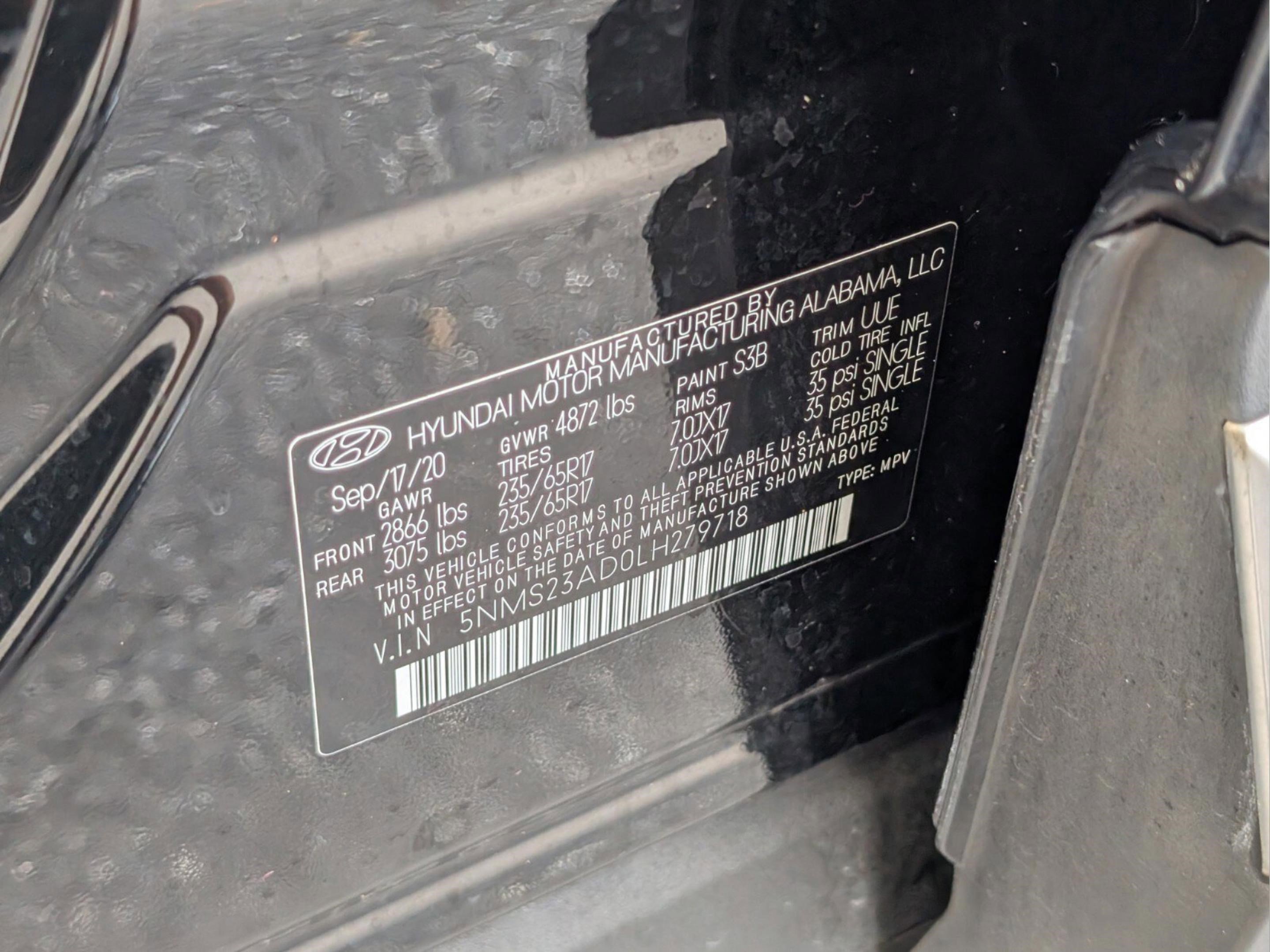 Used 2020 Hyundai Santa Fe SE image 34