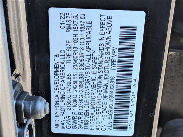 Used 2022 Honda CR-V EX image 27