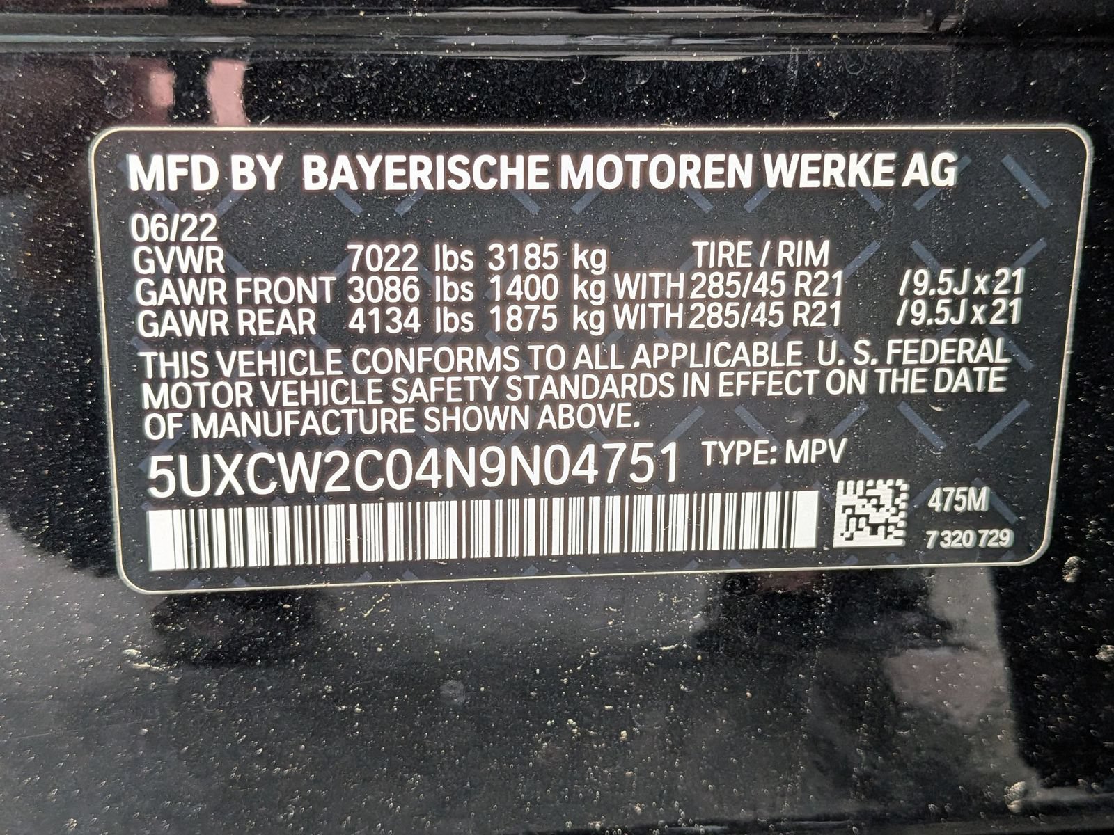 Used 2022 BMW X7 xDrive40i w/ Premium Package AWD/4WD image 45