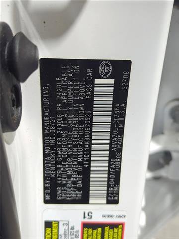 Certified 2022 Toyota Camry LE image 24