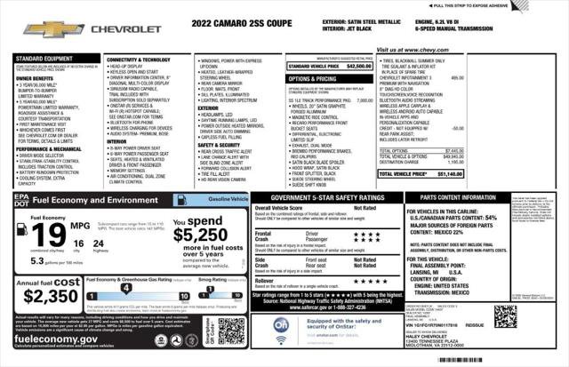 Used 2022 Chevrolet Camaro SS image 4