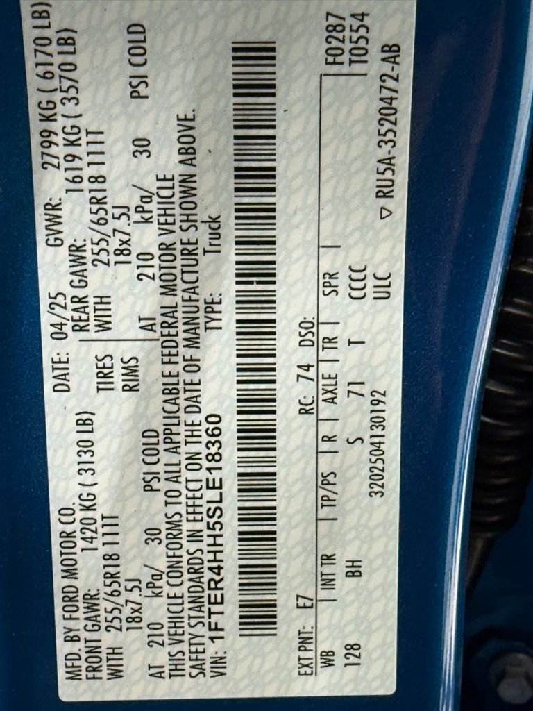 New 2025 Ford Ranger XLT w/ Chrome Accent Package image 37