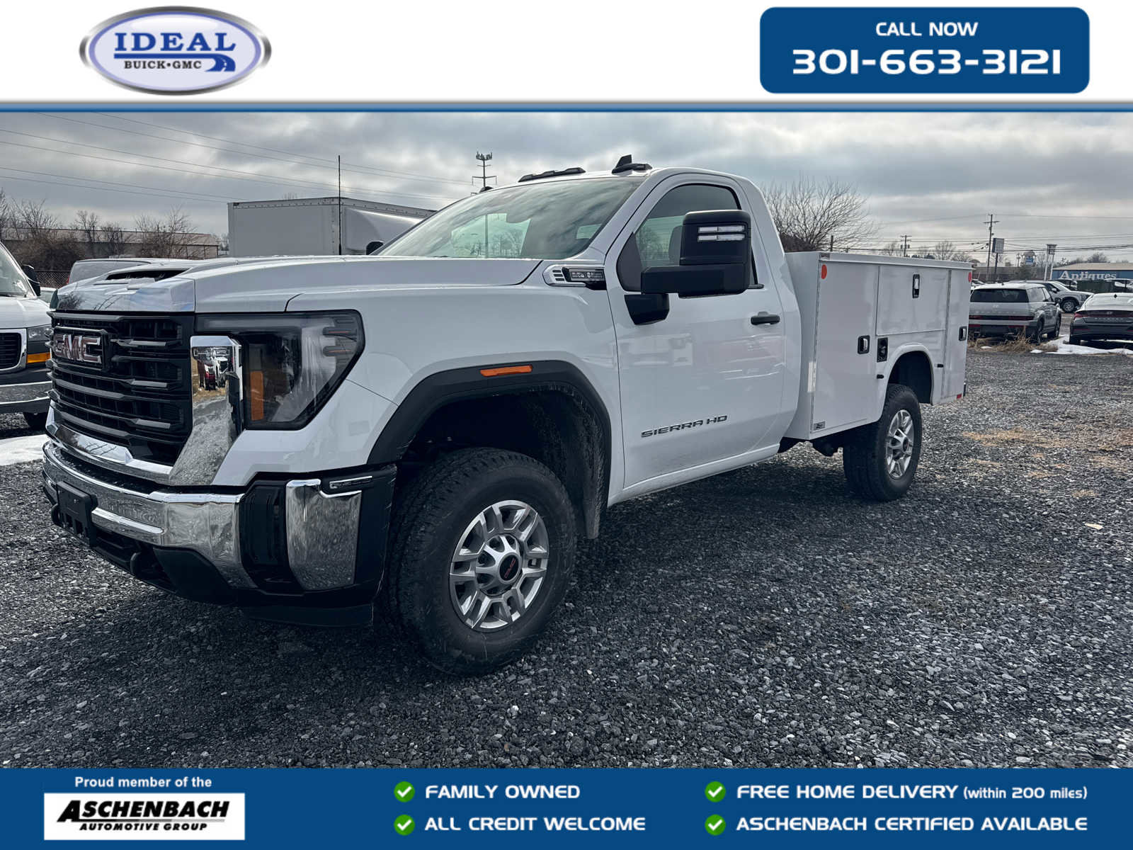 New 2026 GMC Sierra 2500 Pro w/ Snow Plow Prep/Camper Package AWD/4WD image 1