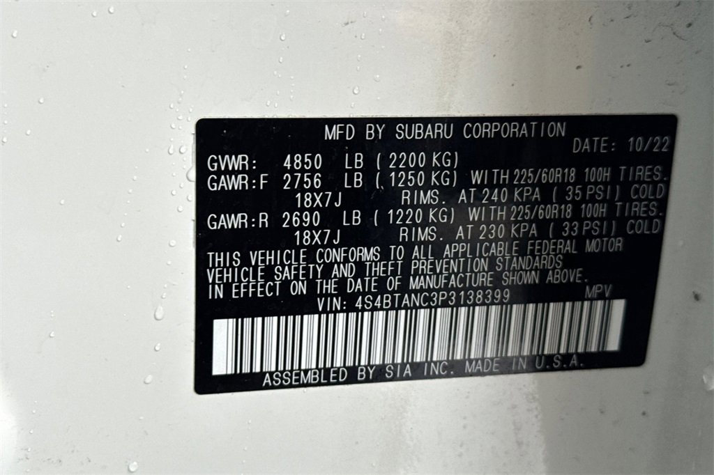 Certified 2023 Subaru Outback Limited image 35