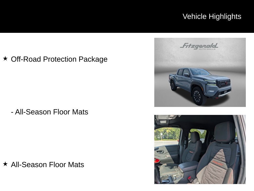 Used 2024 Nissan Frontier PRO-4X w/ Off-Road Protection Package AWD/4WD image 9