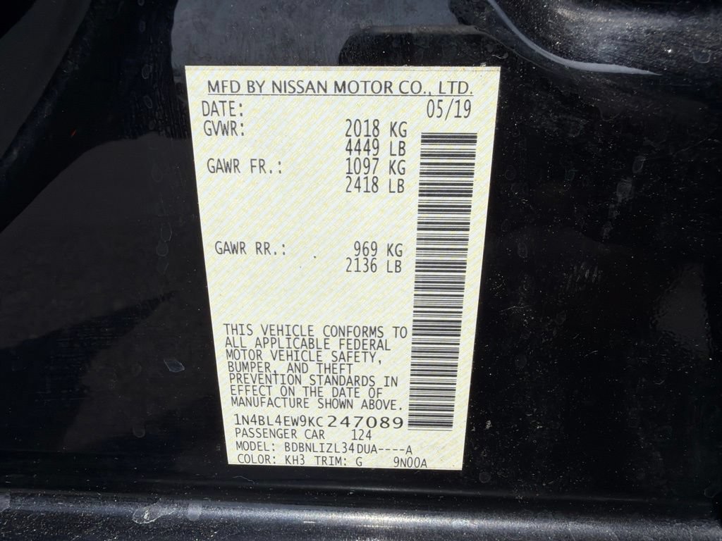 Used 2019 Nissan Altima 2.5 SL AWD/4WD image 35