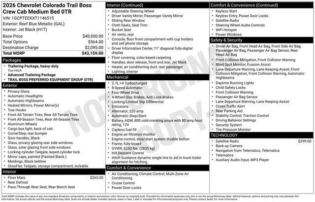 New 2026 Chevrolet Colorado Trail Boss image 4