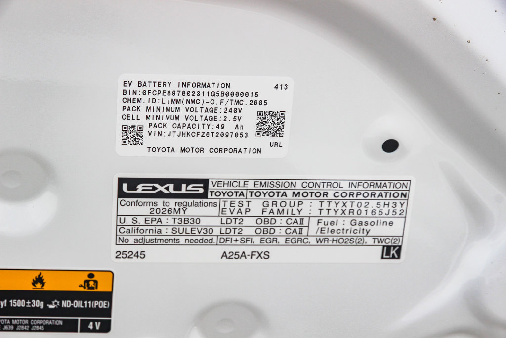 Certified 2026 Lexus NX 450h+ AWD w/ Accessory Package (Z1) image 28