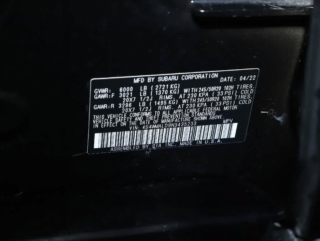 Used 2022 Subaru Ascent Limited w/ Technology Package AWD/4WD image 22