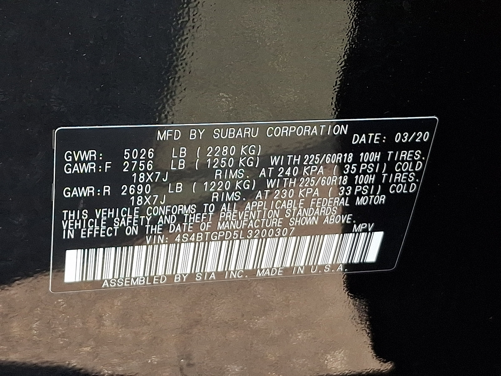 Used 2020 Subaru Outback Touring XT AWD/4WD image 28