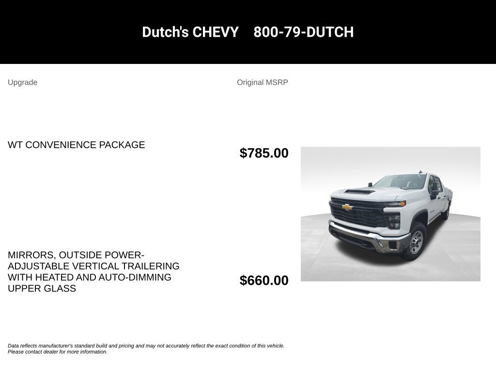 New 2026 Chevrolet Silverado 3500 W/T w/ WT Convenience Package AWD/4WD image 5