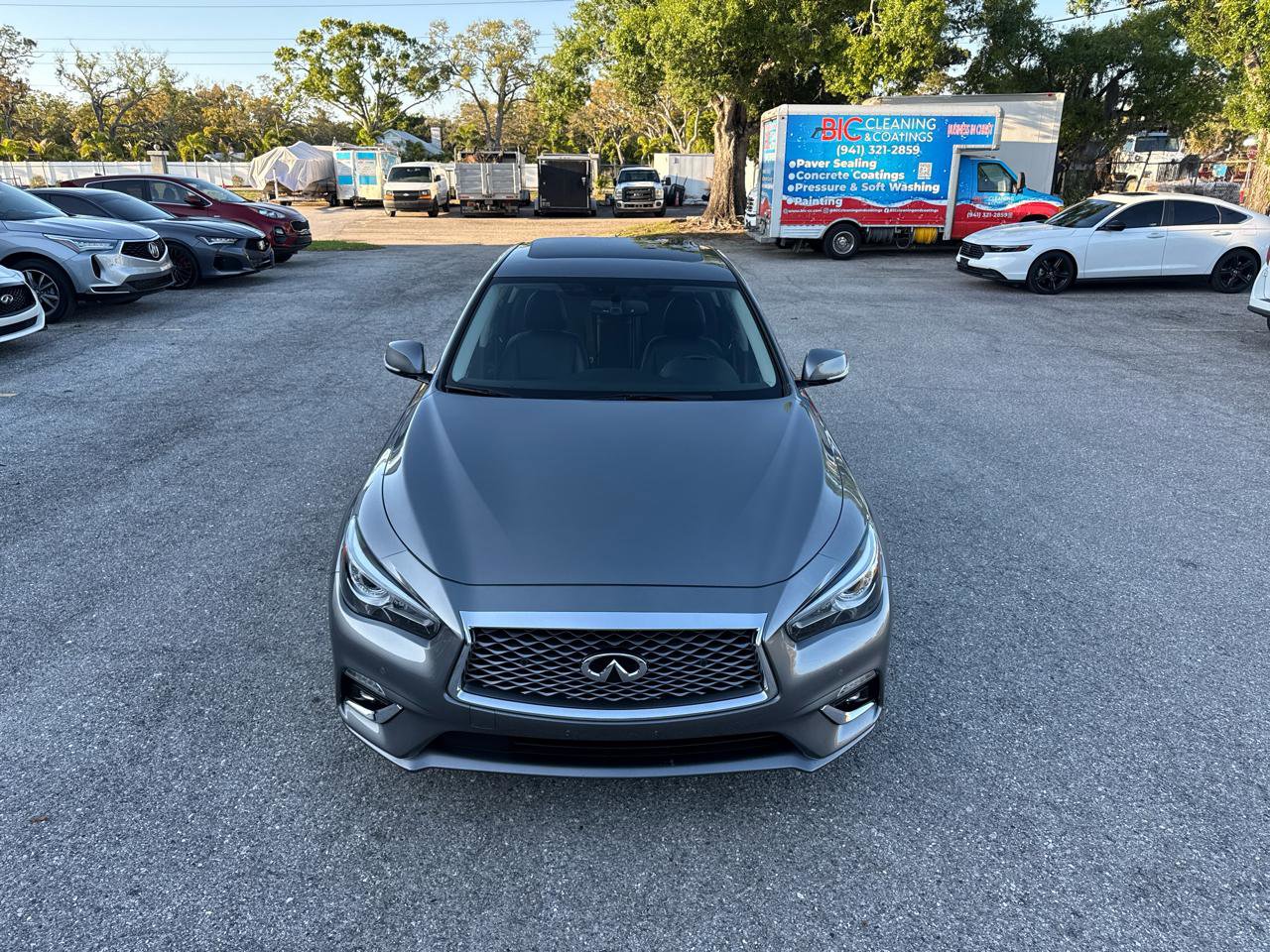 Used 2021 INFINITI Q50 Luxe w/ Seat & Sound Package image 2