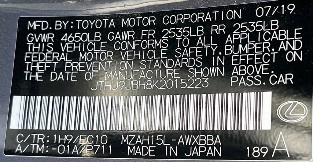 Used 2019 Lexus UX 250h w/ Premium Package AWD/4WD image 44